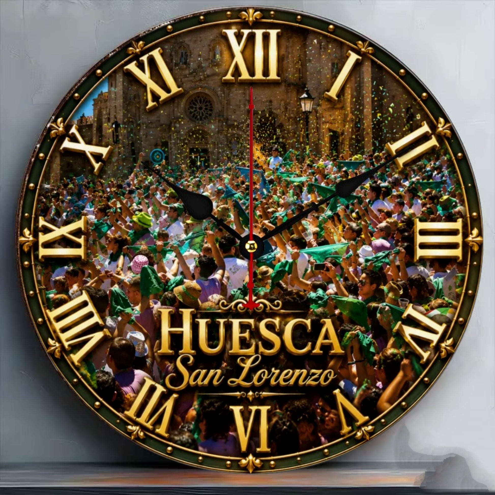 Reloj de Pared Fiestas de San Lorenzo de Huesca streetwear fashion product image 3