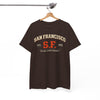 White Smoke San Francisco S.F. Vintage Baseball Tee