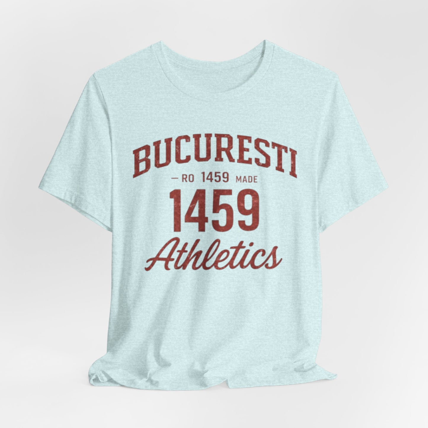 Tricou Atletism București 1459 stil universitar