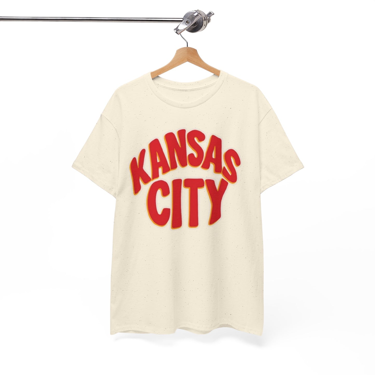 White Smoke Kansas City Retro Tee — Vintage City Graphic T-Shirt