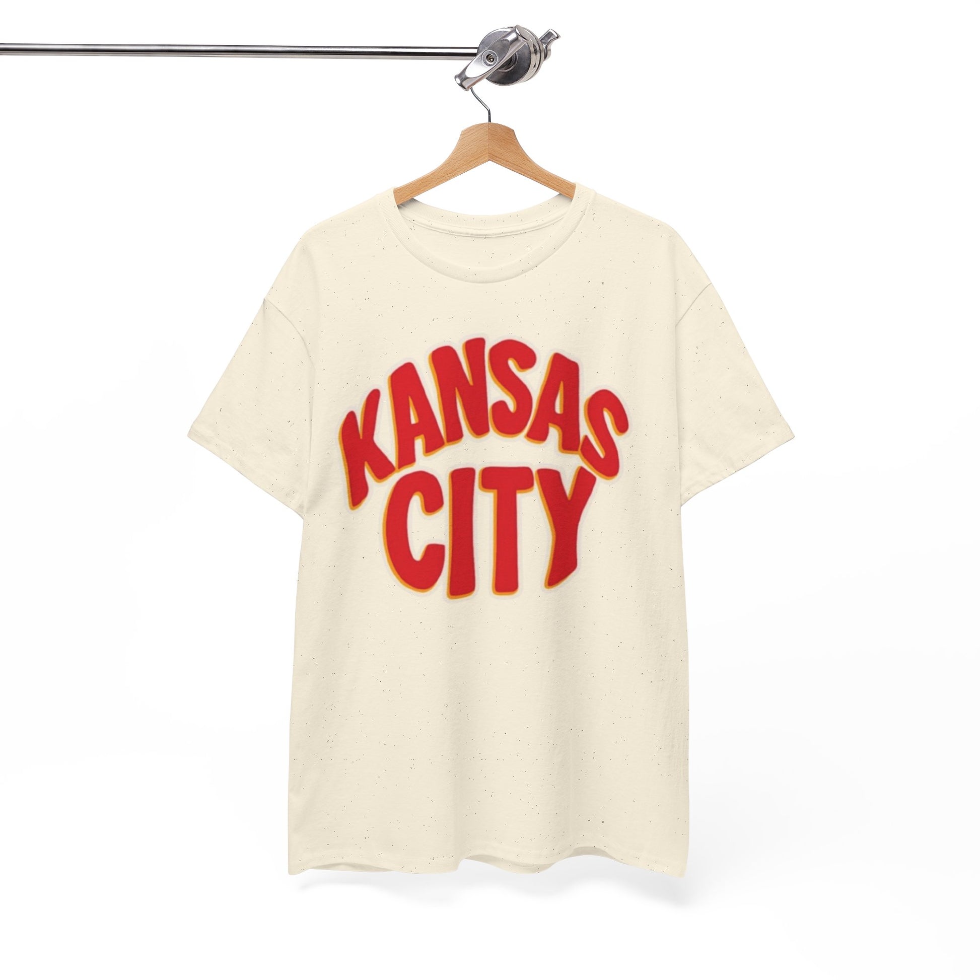 White Smoke Kansas City Retro Tee — Vintage City Graphic T-Shirt