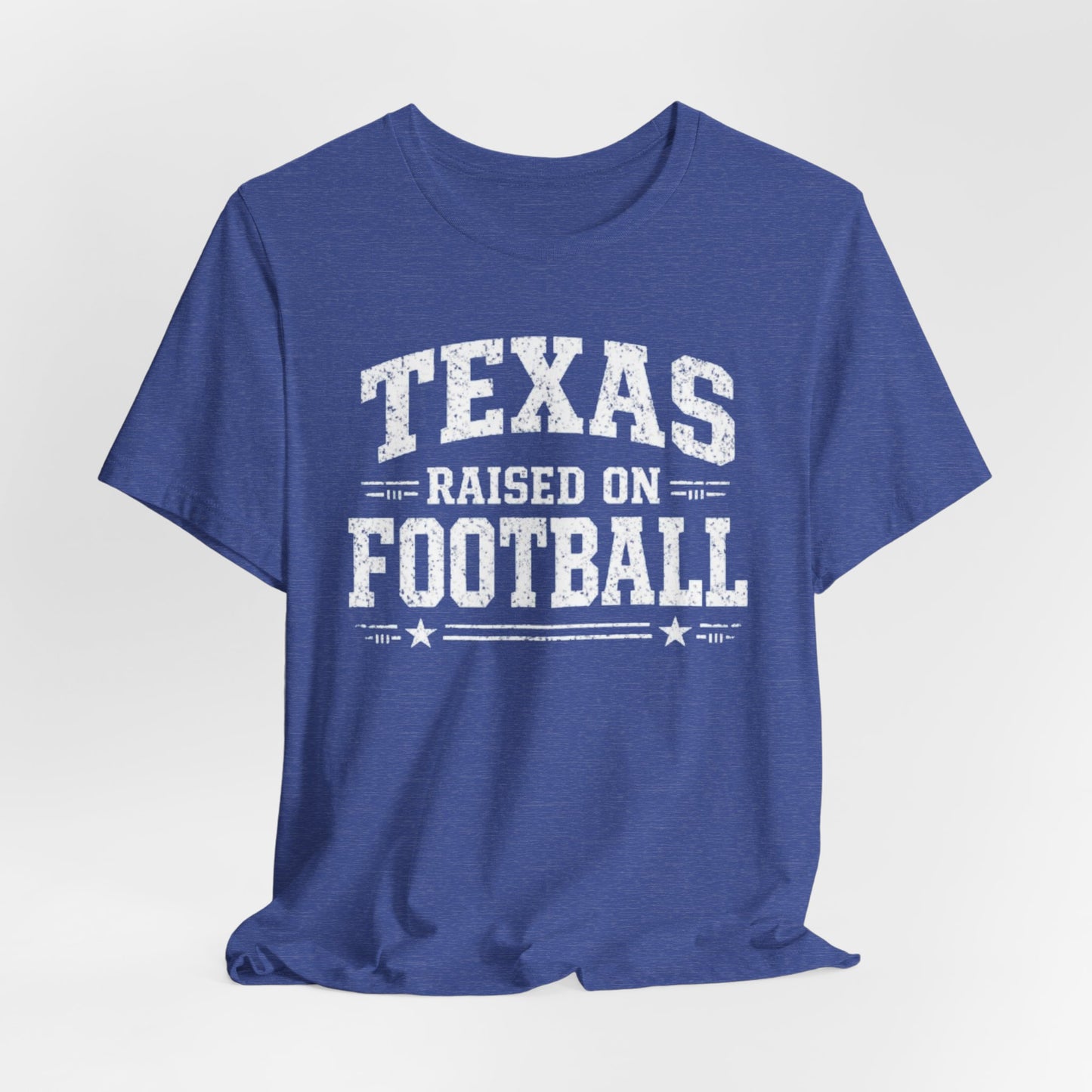 Texas Football Shirt – Texas Raised on Football Dallas Game Day T Shirt