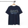 White Smoke Charlotte North Carolina USA Est 1768 T Shirt – Varsity College Style Graphic Tee