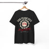 White Smoke San Francisco American Football Heritage T-Shirt – Golden City Hometown Style Tee