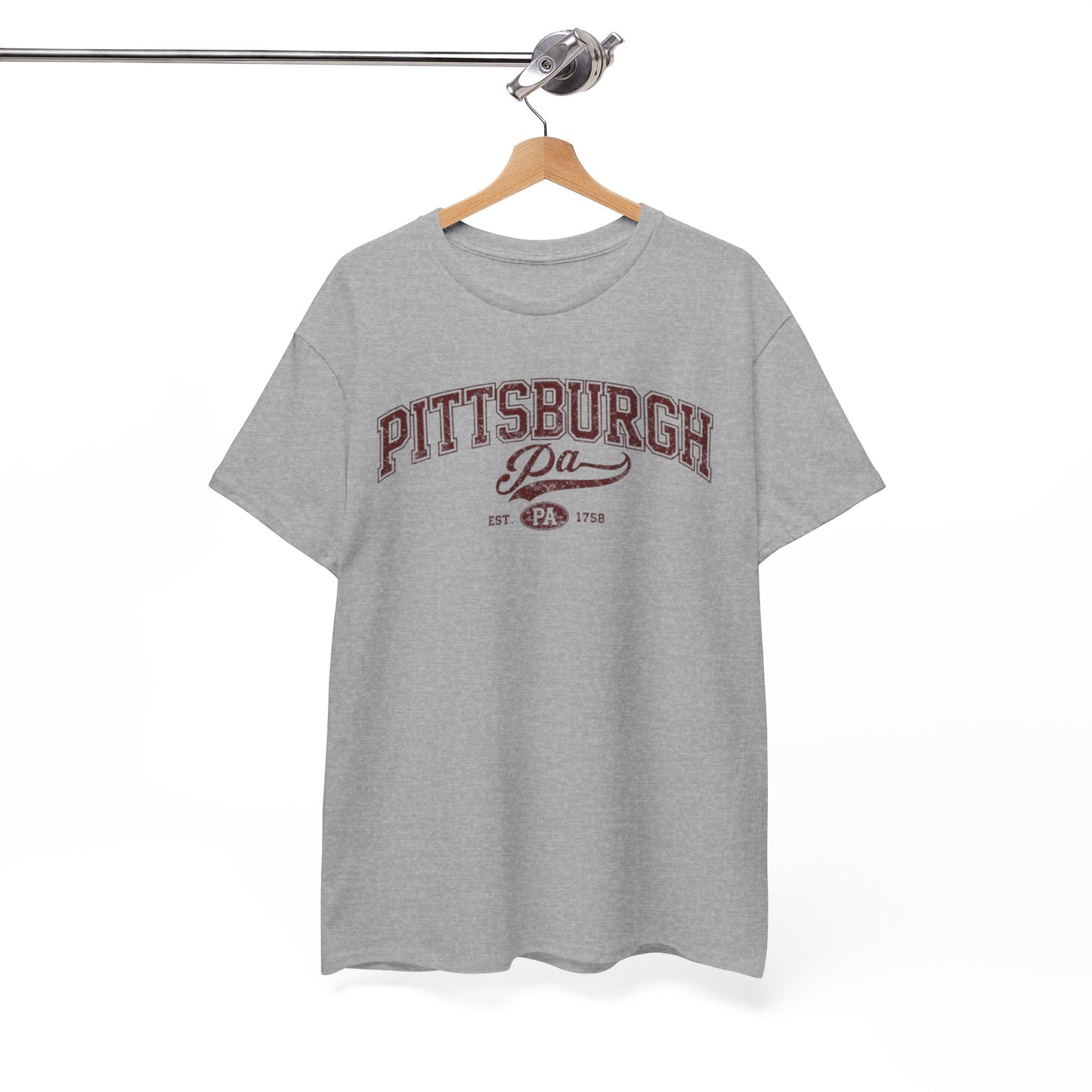 Pittsburgh PA Vintage Collegiate T‑Shirt Urban graphic tee aesthetics