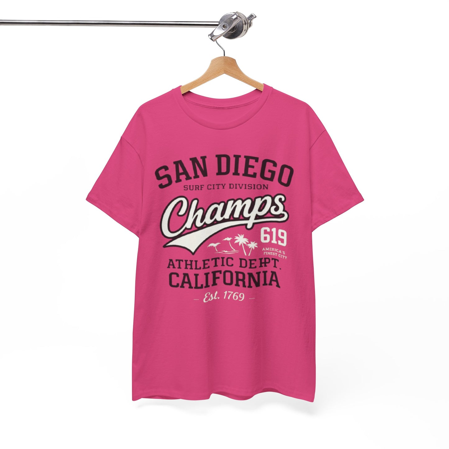 San Diego 619 T Shirt – Surf City Champs Athletic California Tee