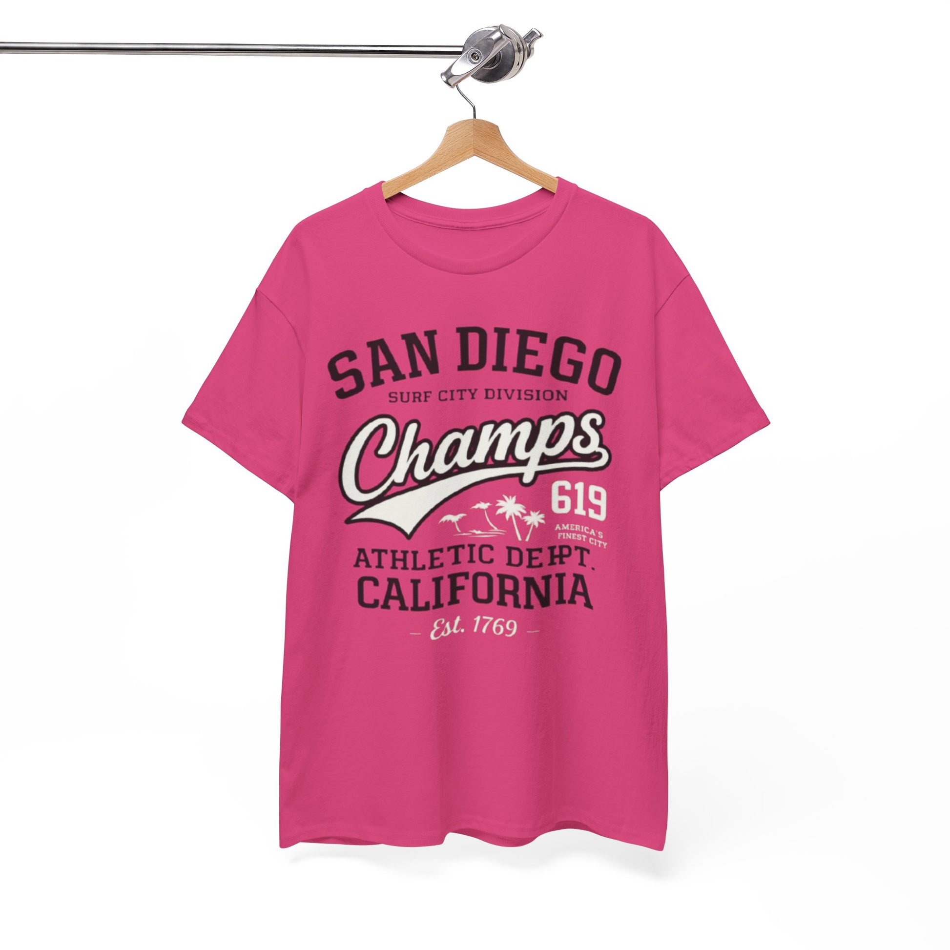 White Smoke San Diego 619 T Shirt – Surf City Champs Athletic California Tee