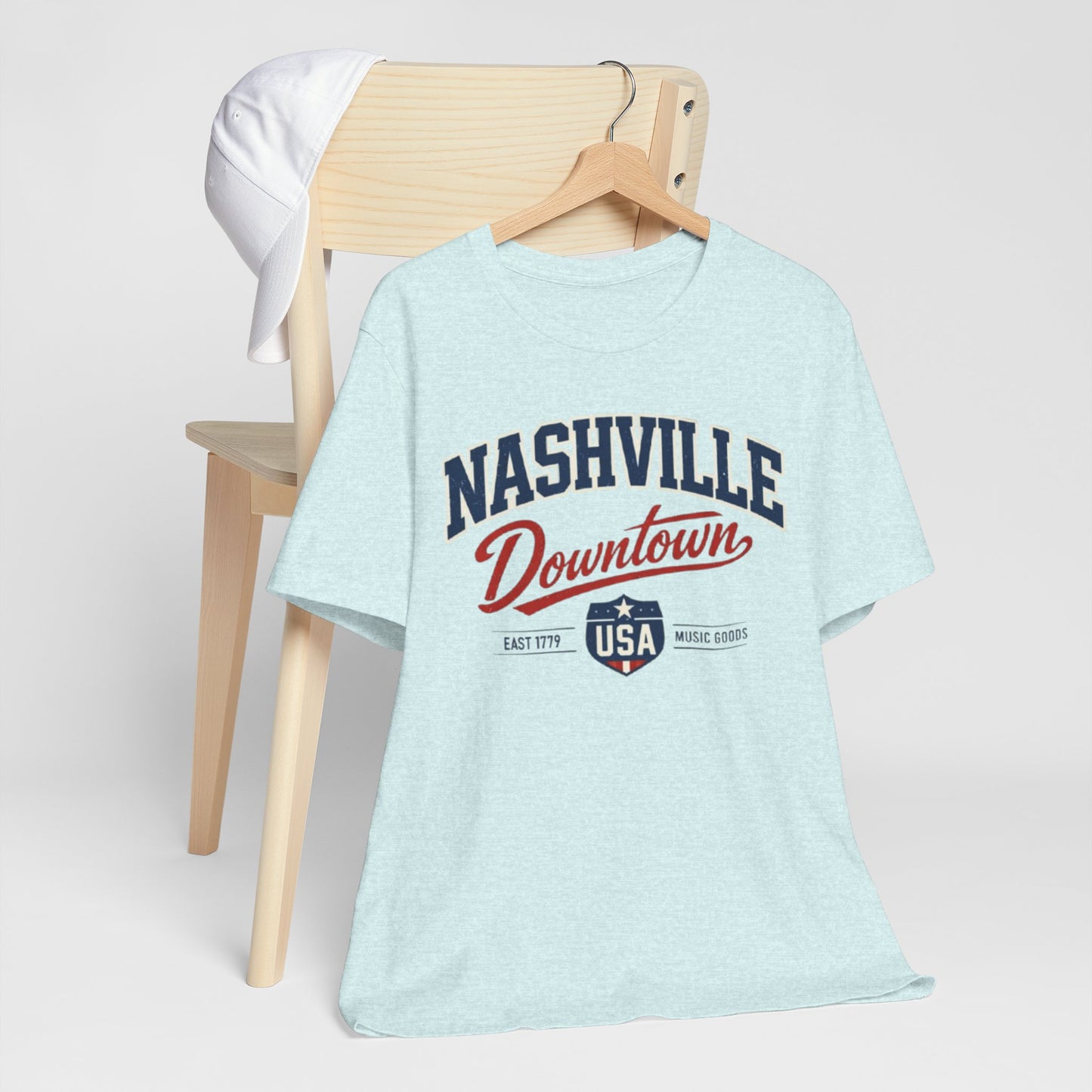 Nashville Downtown Tee — Vintage USA Music City Shirt