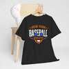 Dark Slate Gray New York Baseball Athletic T-Shirt