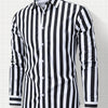 Lavender New Men's Formal Long Sleeve Thick Stripe Shirt, Easy Care, Versatile Business Casual Professional Shirt, Holiday Gift