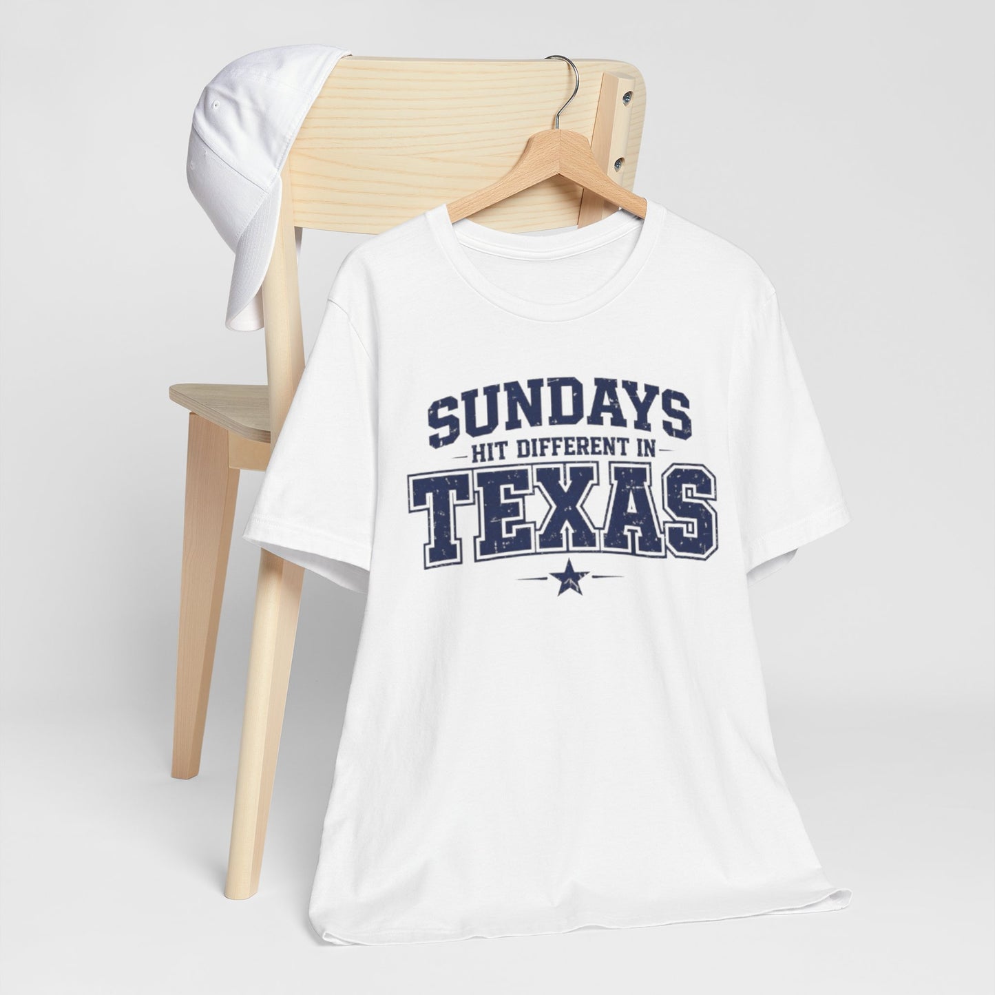 Lavender Texas Football Shirt – Sundays Hit Different in Texas Dallas Game Day T Shirt