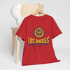 Firebrick Los Angeles West Coast Apparel Graphic T-Shirt – Retro City Streetwear Tee