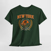 Dark Slate Gray New York Empire State Vintage Tee — Established 1788 City Skyline Shirt worn-in college style t-shirt