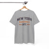 White Smoke New York baseball tee  NYC t shirt  vintage baseball  sporty shirt