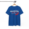 White Smoke Philadelphia 215 City Athletic Tee — Retro Brotherly Division Graphic Shirt