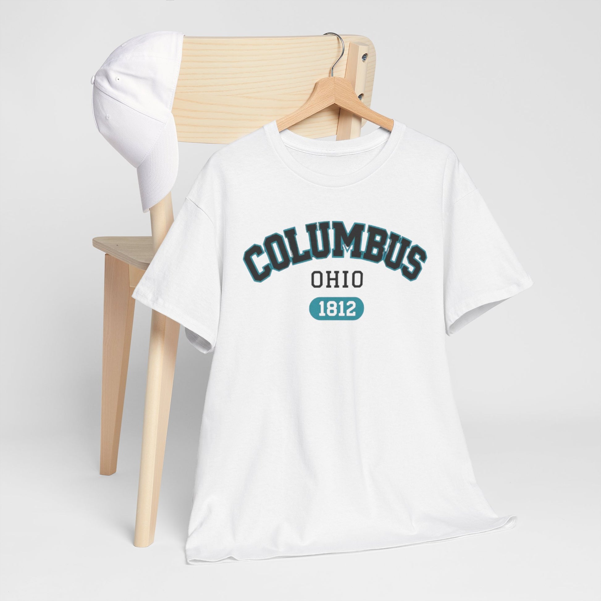 Lavender Columbus Ohio 1812 Tee — City Graphic T-Shirt