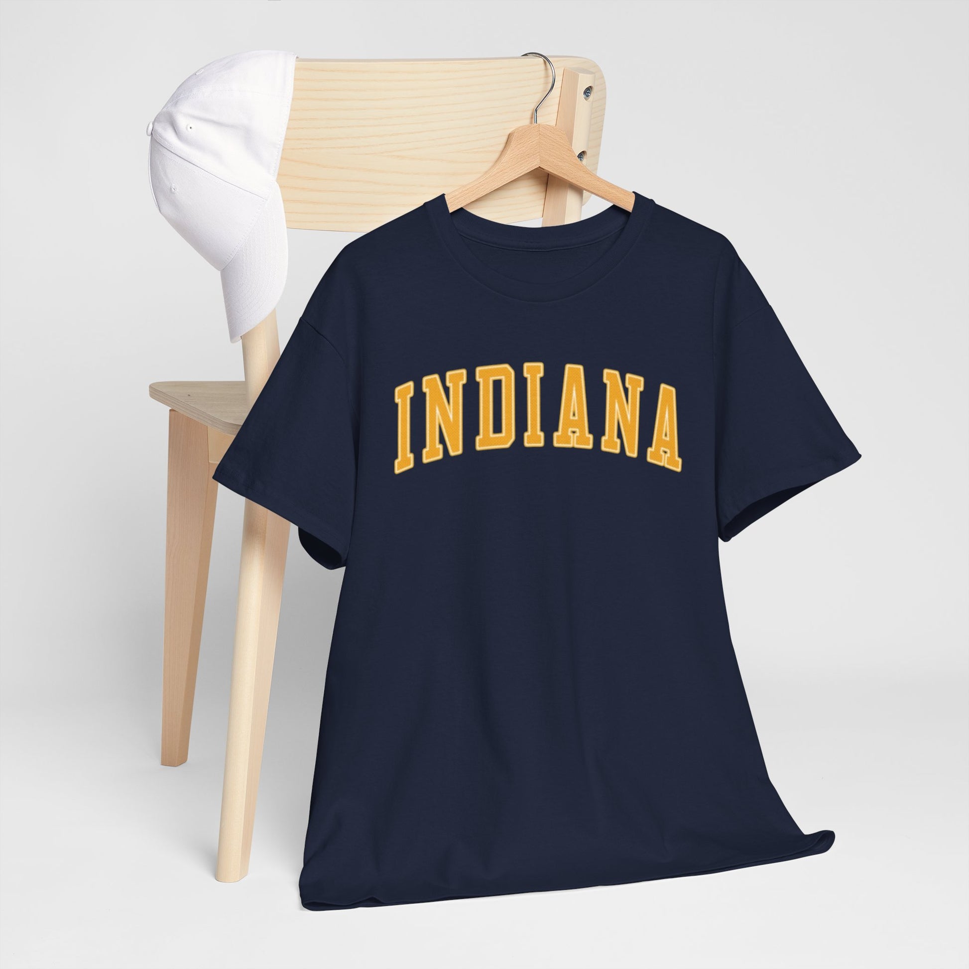 Dark Slate Gray Indiana Vintage College T-Shirt