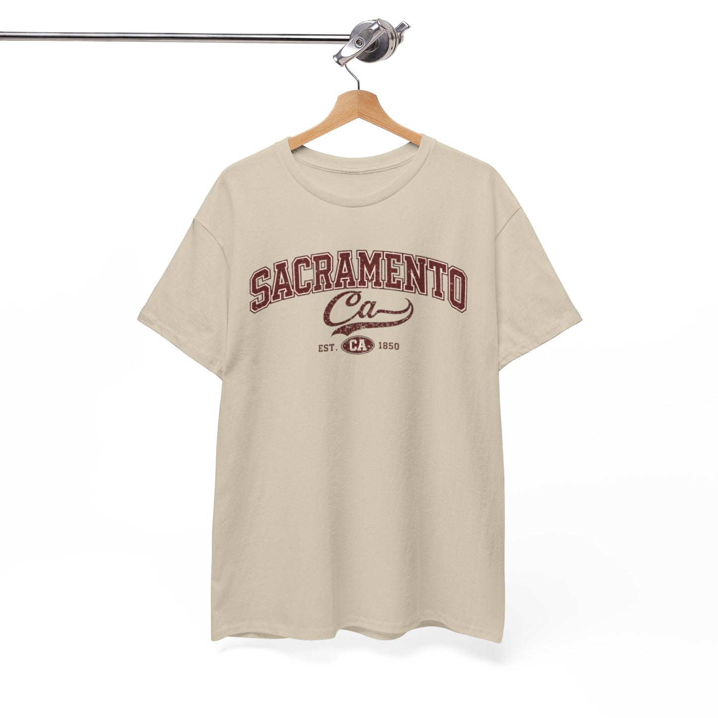 White Smoke Sacramento CA Vintage College T-Shirt — Retro City Tee