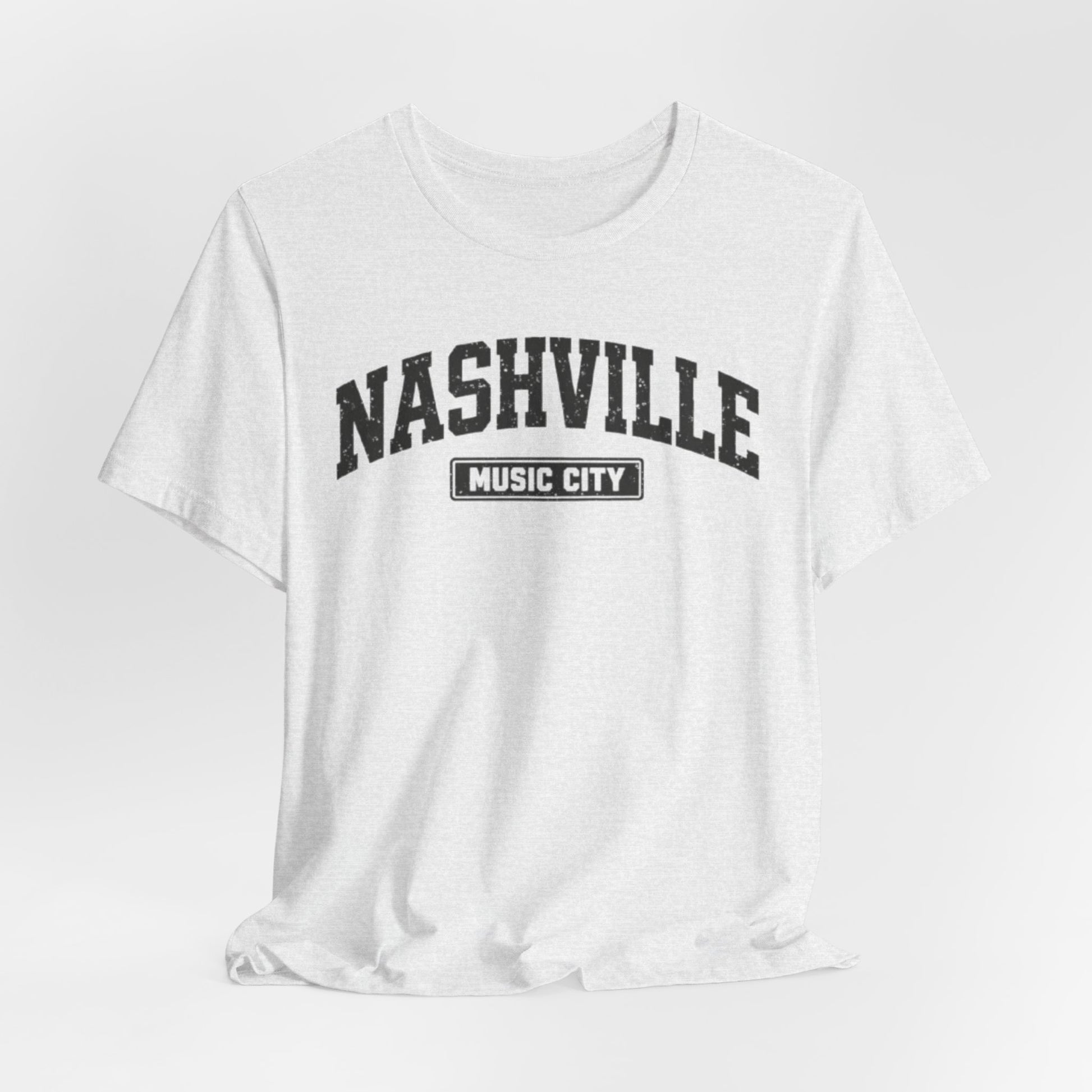 Lavender Nashville Music City Tee — Collegiate Vintage T-Shirt Vintage 90s Streetwear
