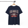 White Smoke Los Angeles 1883 Varsity Baseball T-Shirt
