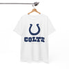 Indianapolis Colts  Horseshoe Tee - Retro Football Fan Shirt – sportswear style, football shirt, image 1.0