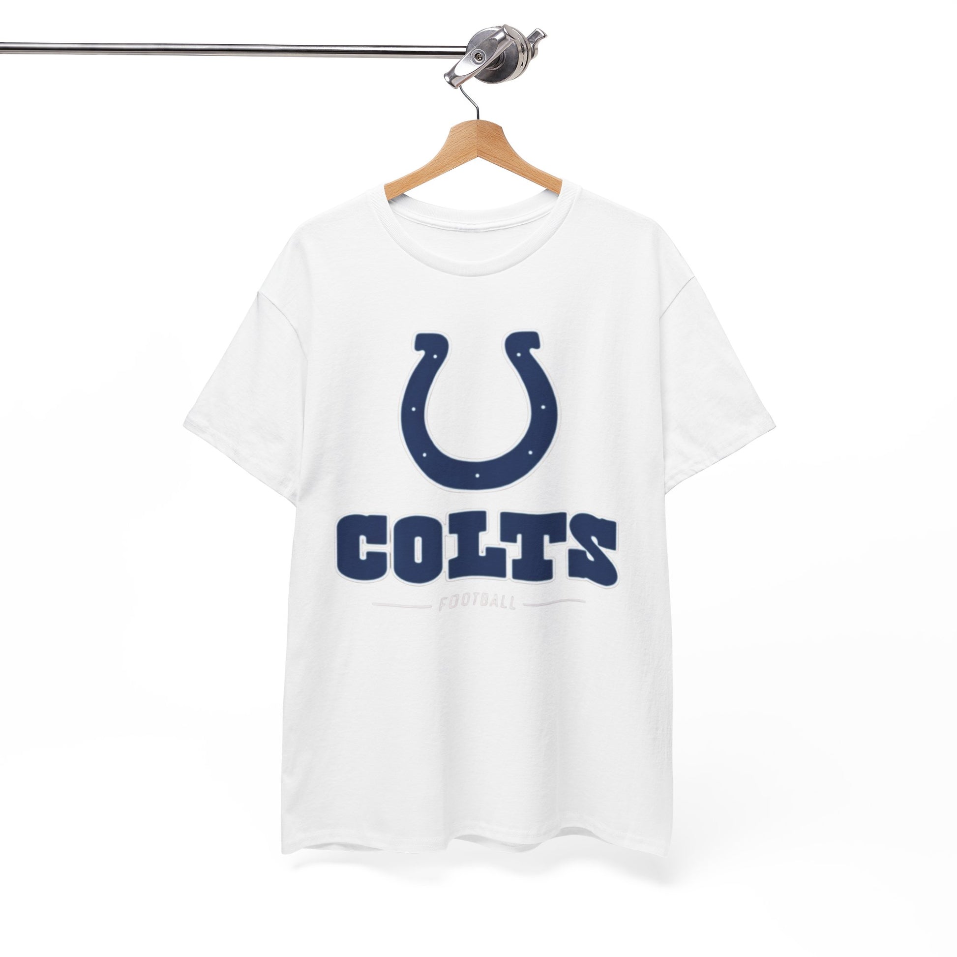 Indianapolis Colts  Horseshoe Tee - Retro Football Fan Shirt – sportswear style, football shirt, image 1.0