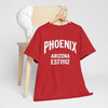 Firebrick Phoenix Arizona EST1912 Tee — Vintage Collegiate City T-Shirt