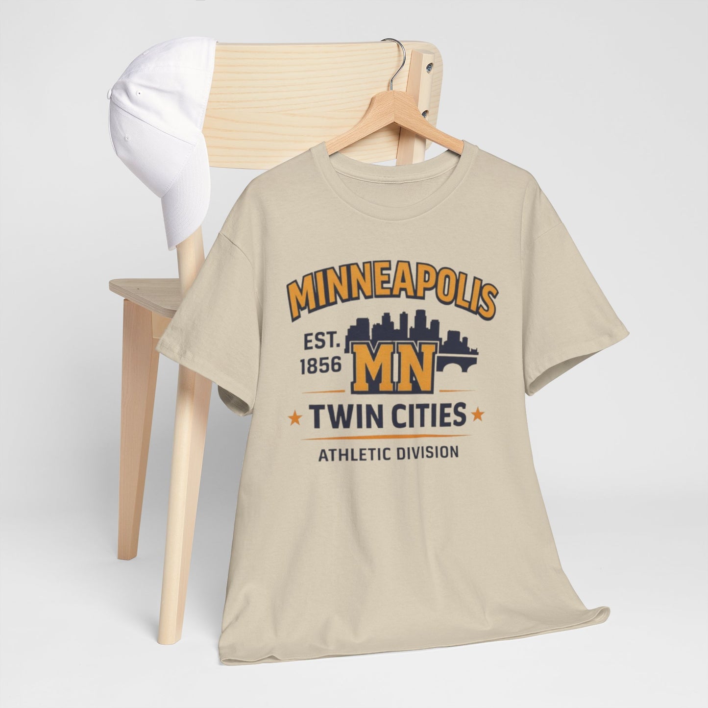 Minneapolis Twin Cities Tee — Athletic Division City Skyline T-Shirt