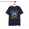 White Smoke Dallas Lone Star State T‑Shirt — Retro City Crest Tee