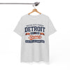 Detroit Strong T-Shirt — Motor City "Blue Collar Champions" Tee – casual fan outfit, lightweight game day shirt, image 1.0