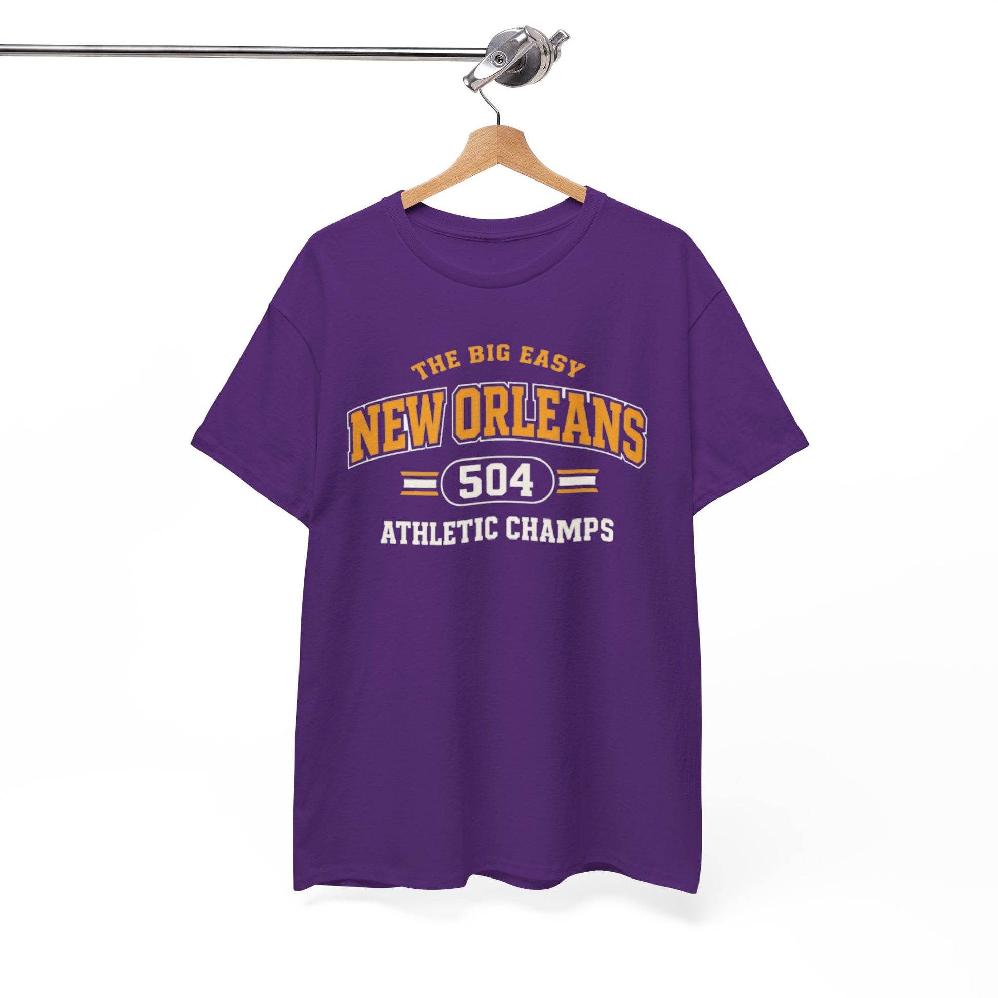White Smoke New Orleans 504 Athletic Champs T-Shirt
