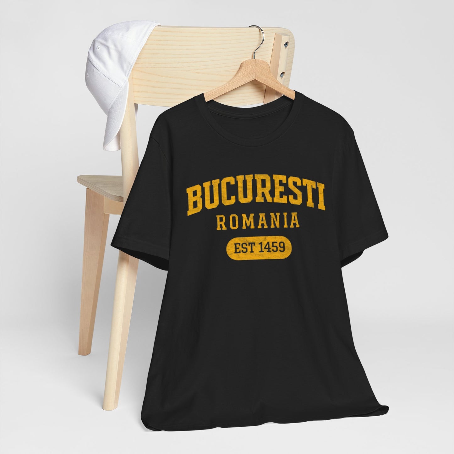 Tricou Bucuresti Romania EST 1459 — Tricou Vintage Collegiate City