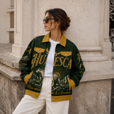 Huesca Vida Silvestre and Aventura Chaqueta Vintage Streetwear
