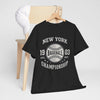 Dark Slate Gray Baseball Championship T-Shirt — New York 1903 Vintage Sports Tee