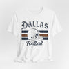 Lavender Dallas Football Vintage Helmet Tee
