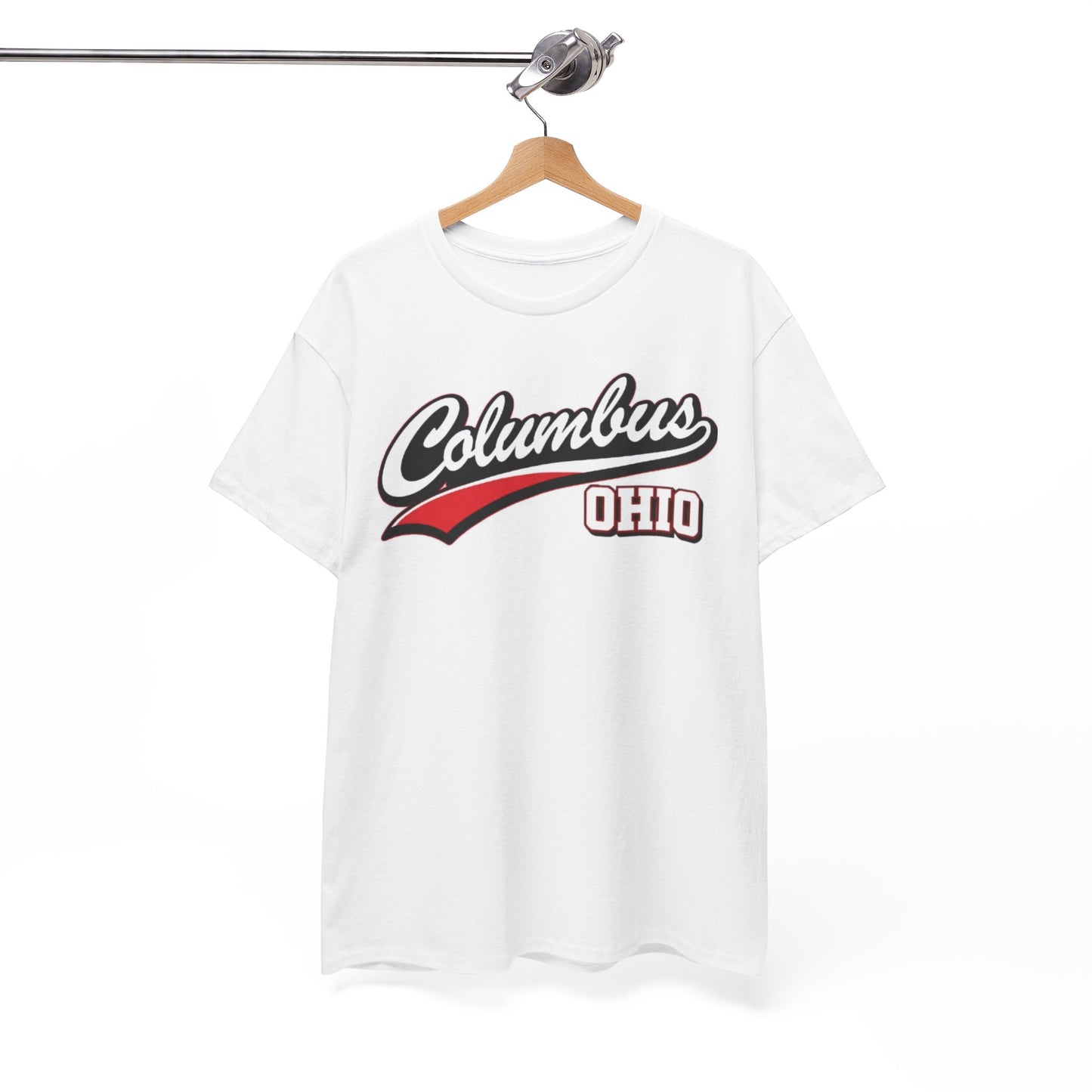 White Smoke Columbus Ohio Vintage Script T-Shirt