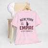 Misty Rose New York Empire City Football T-Shirt – NYC Athletic Urban Streetwear Tee