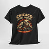 Chicago Steel Works Tee — "Forged in the Midwest" Vintage Industrial T-Shirt – fan gear, football shirt, image 1.0