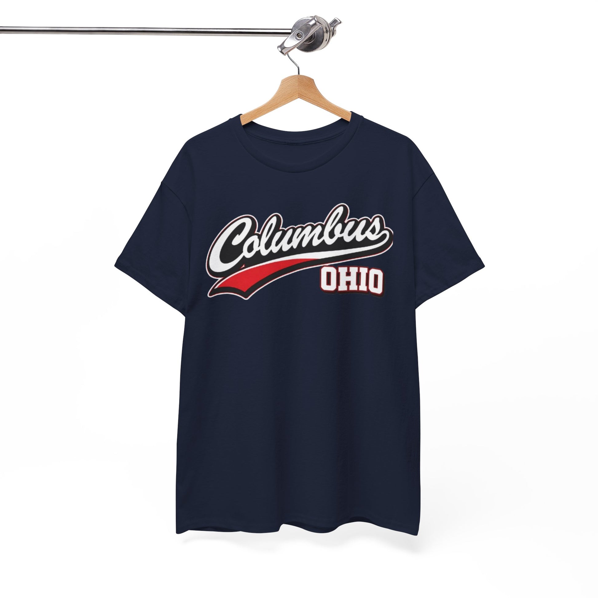 White Smoke Columbus Ohio Vintage Script T-Shirt