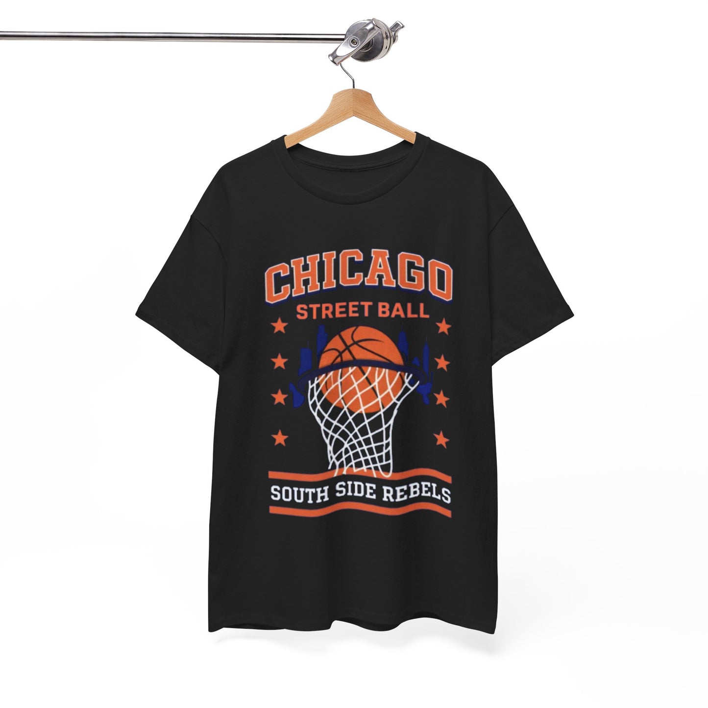 Chicago Street Ball South Side Rebels T-Shirt – Urban Basketball Streetwear Tee