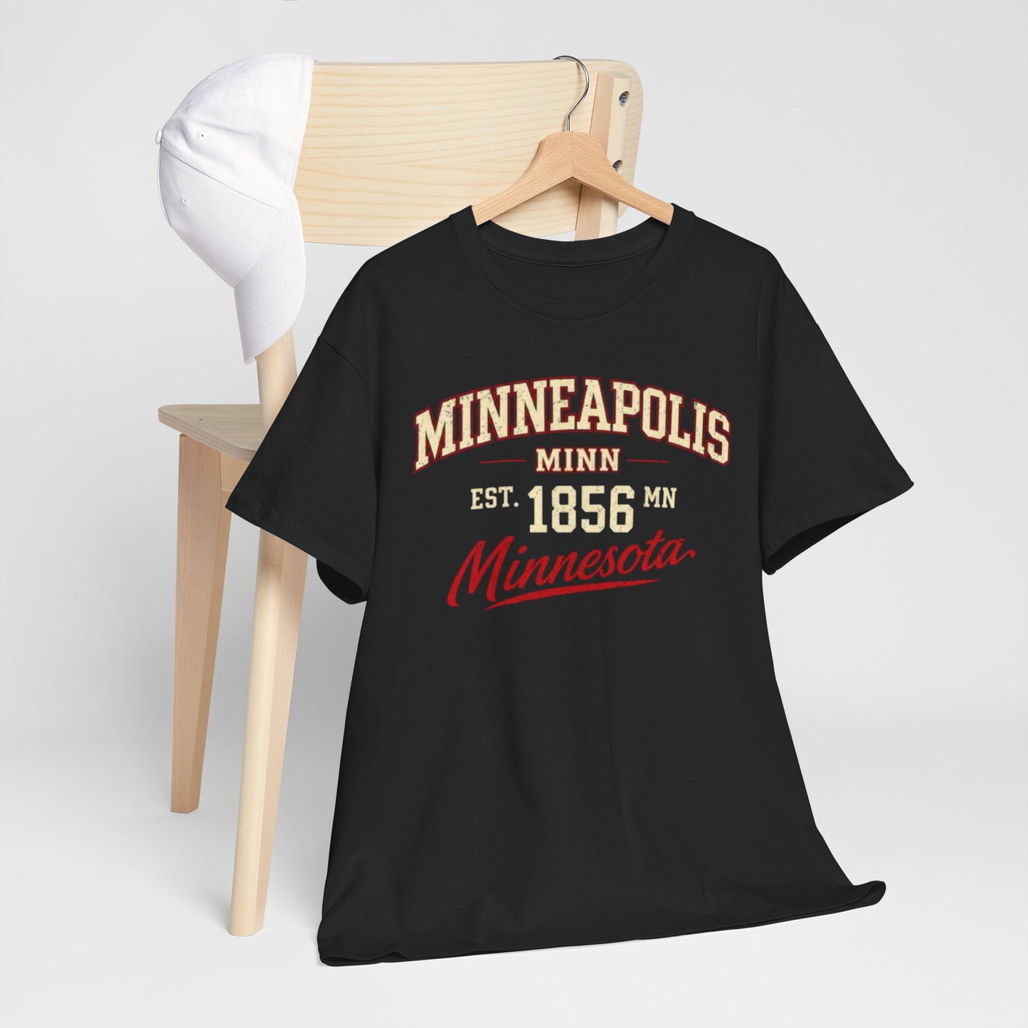 Minneapolis Minnesota 1856 Vintage Graphic Tee