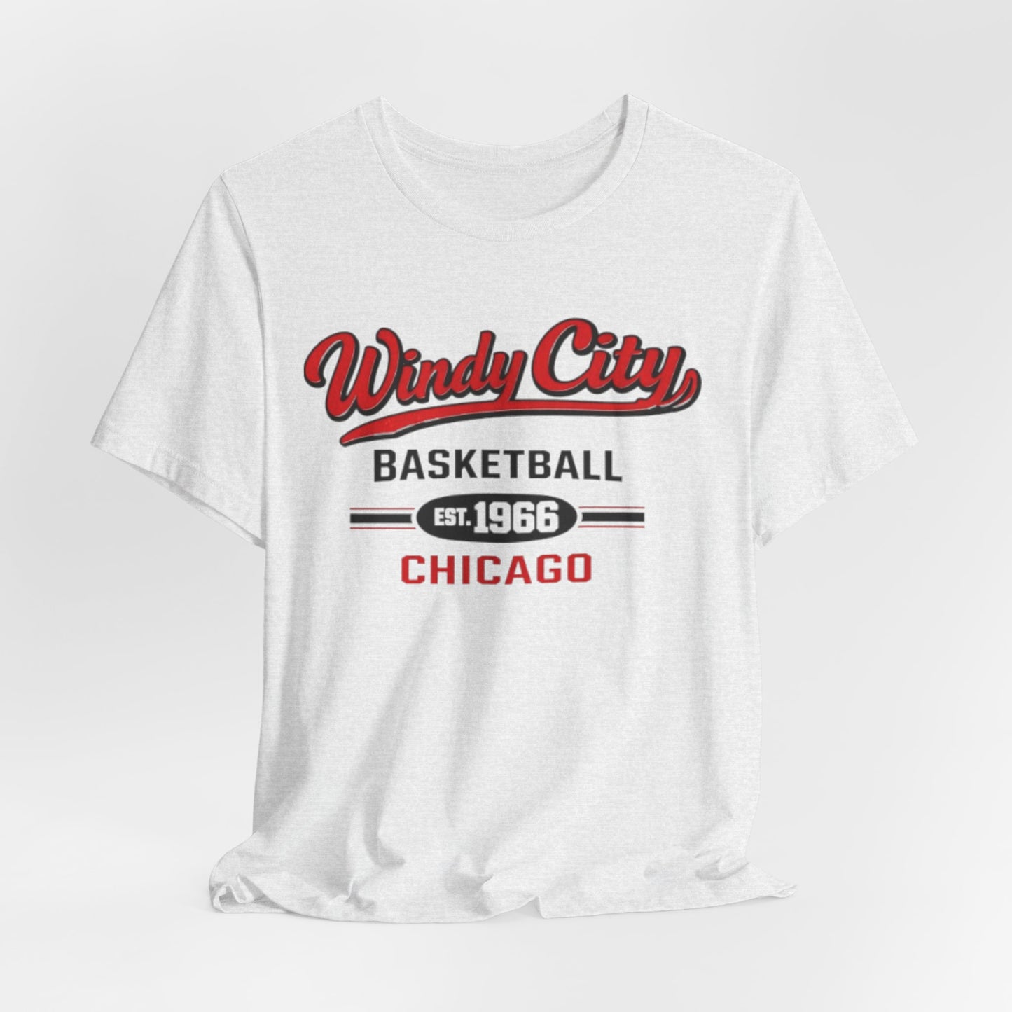Windy City Basketball Tee – Chicago Est. 1966 Vintage Sports T-Shirt – game day outfit, casual fan outfit, image 1.0