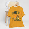 Goldenrod Green Bay Football Vintage Helmet Tee