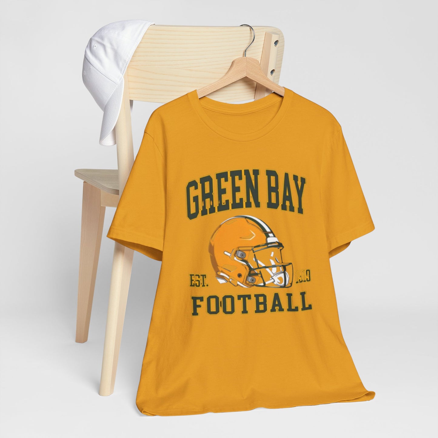 Green Bay Football Vintage Helmet Tee