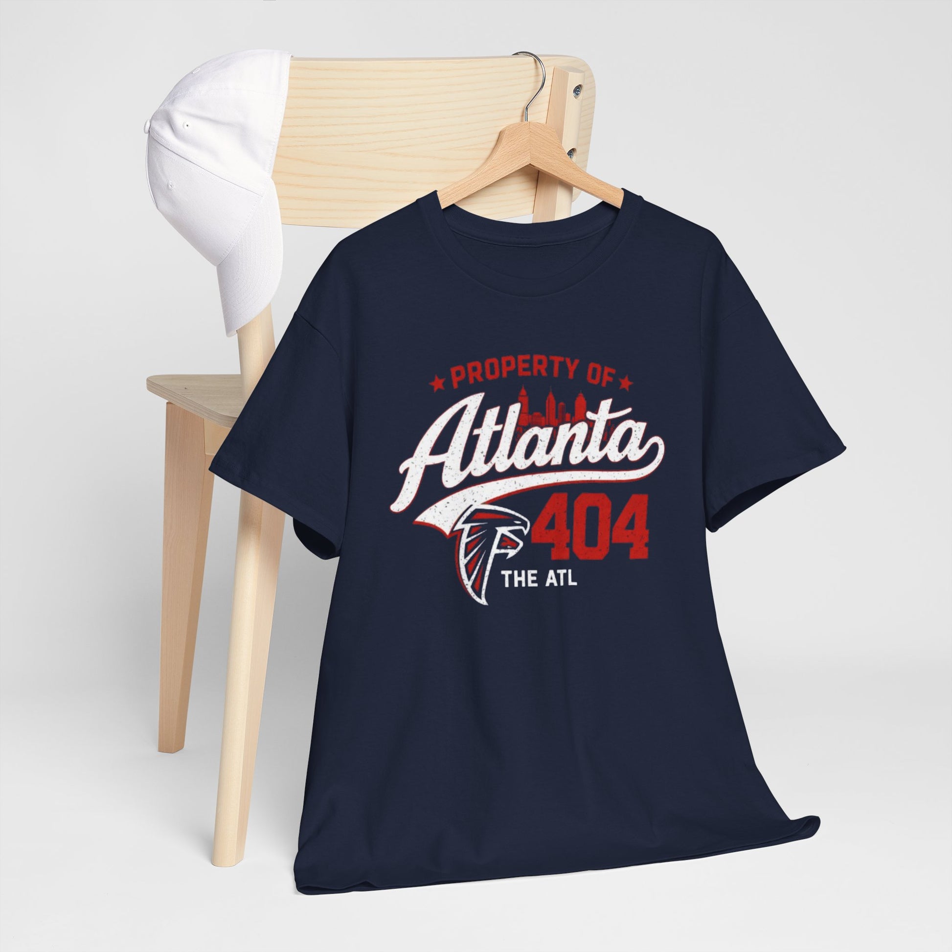 Dark Slate Gray Atlanta 404 Tee — Property of Atlanta Falcons The ATL Football Shirt