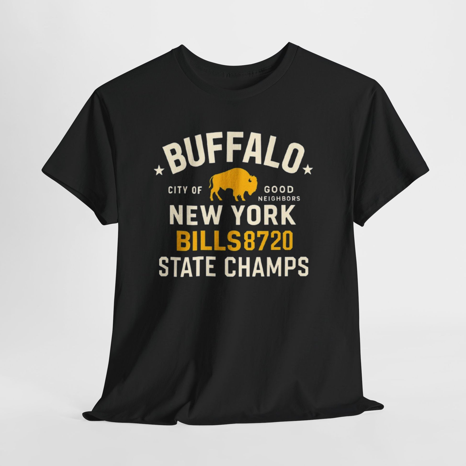 Dark Slate Gray Buffalo New York Bills 8720 State Champs T‑Shirt