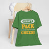 Sea Green Pack & Cheese T-Shirt — Kraft Pack Cheese Vintage Deli Graphic Packers football Tee