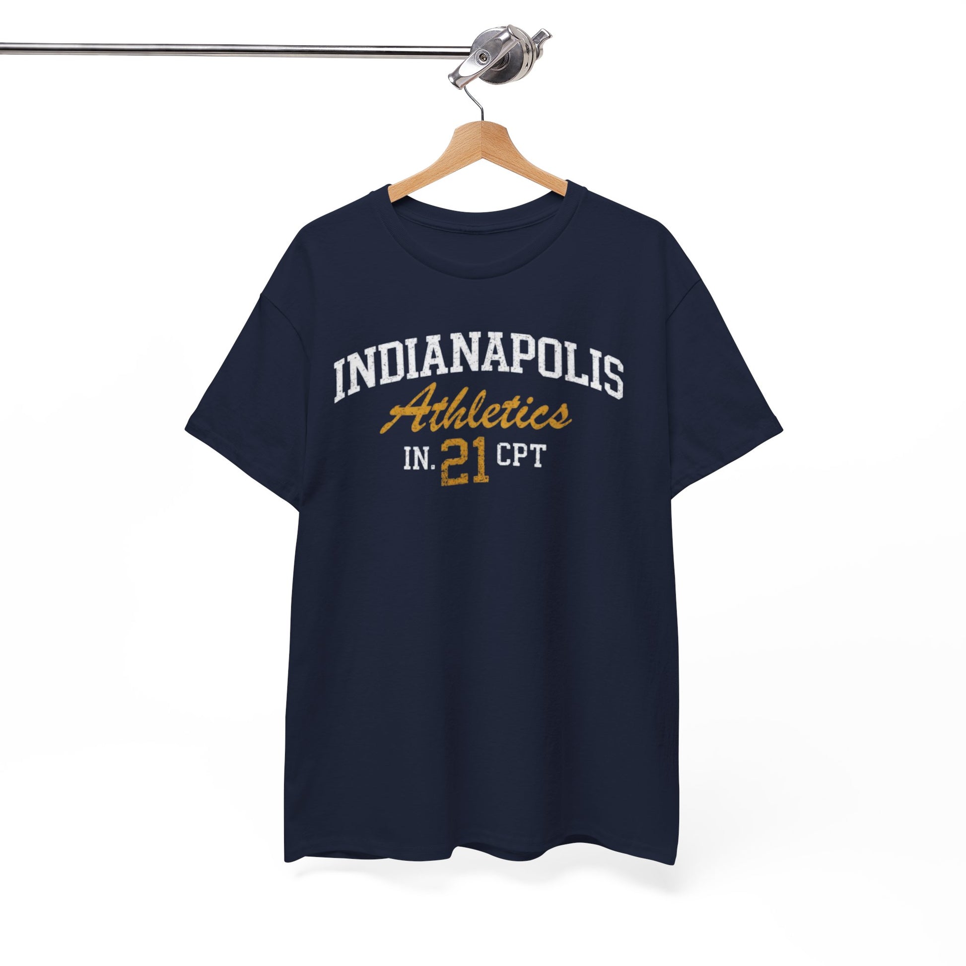 Indianapolis Athletics '21 T Shirt Vintage Sports Tee Indiana Retro Graphic – lightweight game day shirt, lightweight game day shirt, image 1.0