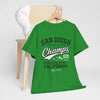 Forest Green San Diego Champs Athletic T-Shirt — California 619 Surf City Tee