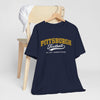 Dark Slate Gray Pittsburgh Football Tee — Vintage Collegiate Crewneck